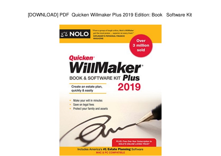 Quicken willmaker plus 2019 reviews